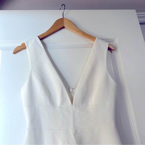 BCBGMaxAzria High Low Plunging V Dress - Picture 4 of 9